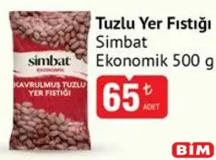 SİMBAT EKONOMİK TUZLU YER FISTIĞI 500 G fiyat ve kampanya bilgisi